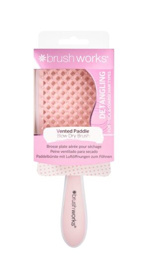 BRUSHWORKS Vented Padd Blow Dry Hair Brush Box