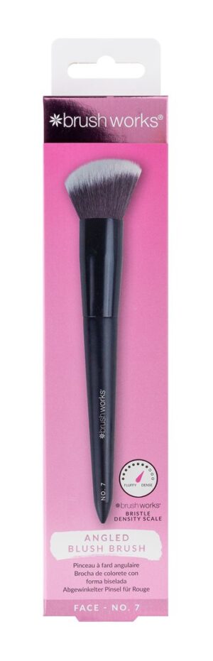 BRUSHWORKS Angled Blush Brush No. 7 Box