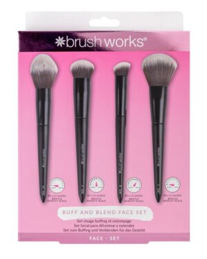 BRUSHWORKS Buff and Blend Face Set Box 4 Stk