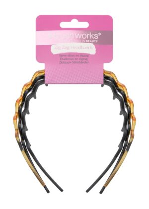 BRUSHWORKS Zig Zag Headband Box 3 Stk