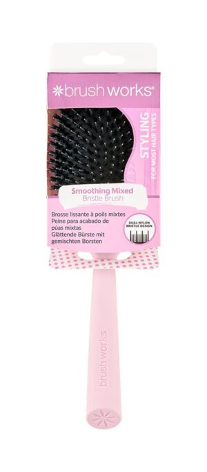 BRUSHWORKS Smooth Mixed Bristle Hair Brush Box