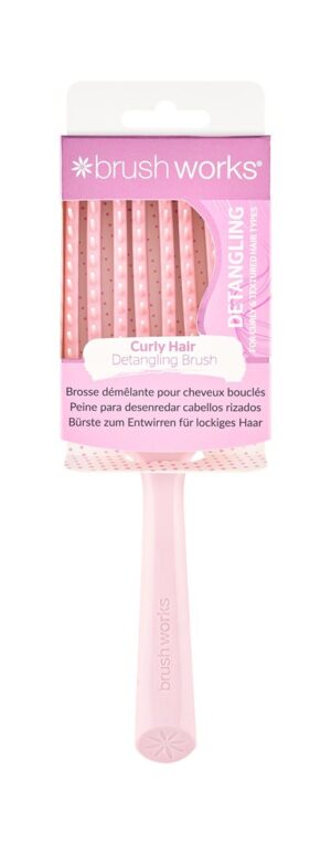 BRUSHWORKS Curly Hair Detangling Brush Box