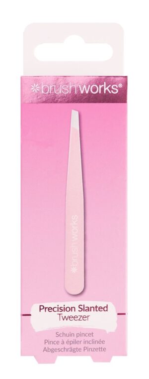 BRUSHWORKS Precision Slanted Tweezers Box