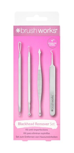 BRUSHWORKS Blackhead&Blemish Remover Set 4Stk Box