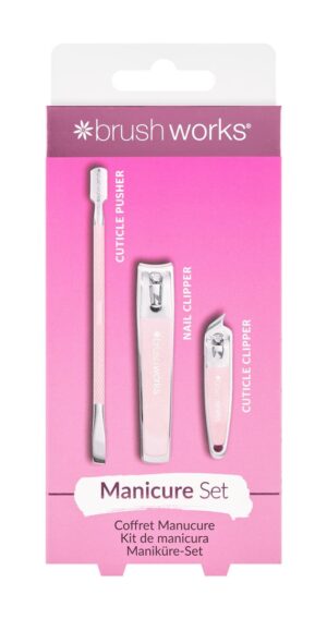 BRUSHWORKS Manicure Set Box 3 Stk