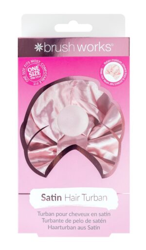 BRUSHWORKS Satin Hair Turban Box