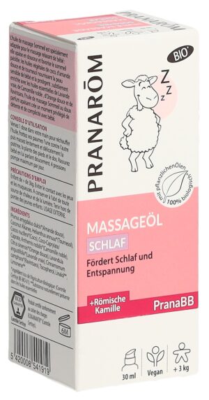 PRANAROM PranaBB Massageöl Schlaf Bio     Fl 30 ml