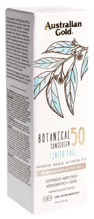 AUSTRALIAN GOLD Botan Tint Faces SPF50 ligTb 89 ml
