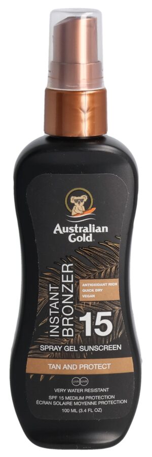 AUSTRALIAN GOLD Spray Gel mit Bronz SPF1Spr 100 ml