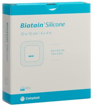 BIATAIN Silicone Schaumv 10x10cm selbsth 10 Stk