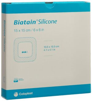 BIATAIN Silicone Schaumv 15x15cm selbsth 5 Stk