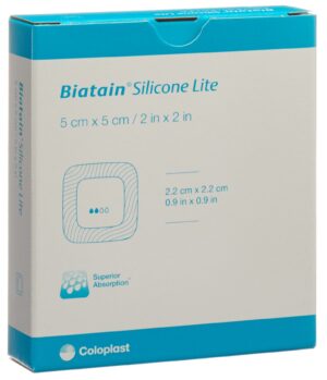 BIATAIN Silicone Lite Schaumv 5x5cm 5 Stk