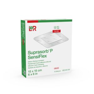 SUPRASORB P SensiFlex border 15x15cm 10 Stk