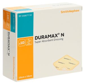 DURAMAX N Superabsorber 10x10cm Box 10 Stk