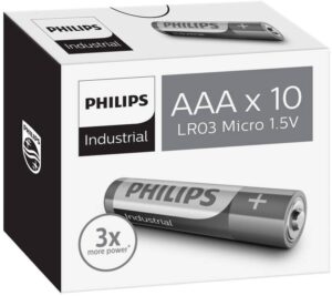 PHILIPS Batterien Alkaline AAA/LR03 Blist 10 Stk