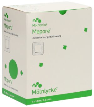 MEPORE Wundverband 10x9cm Wundkiss 4.5x6cm  50 Stk