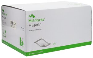 MESORB Absorbier Saugverband 30x23cm steril 30 Stk