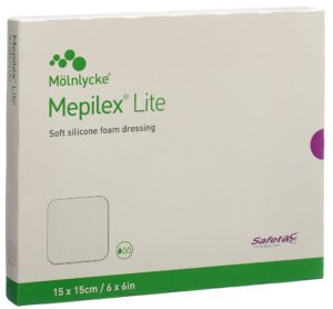 MEPILEX Lite Absorptionsverb 15x15cm Sil (n) 5 Stk