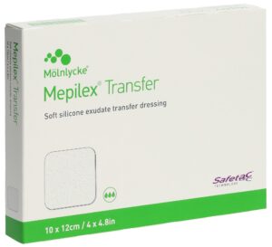 MEPILEX Transfer Safetac Wundauf 10x12cm Sil 5 Stk