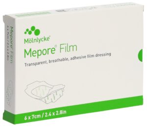 MEPORE FILM Folienverband 6x7cm st neu 10 Stk