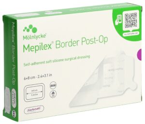 MEPILEX Border Post OP 6x8cm (neu) 10 Stk