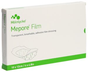 MEPORE FILM Folienverband 10x12cm st neu 10 Stk