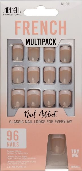ARDELL Nail Addict French Multip Nude 96 Stk