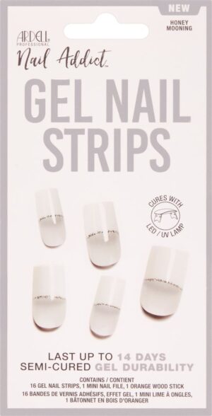 ARDELL Nail Addict Gel Strips Honey Mooning 16 Stk