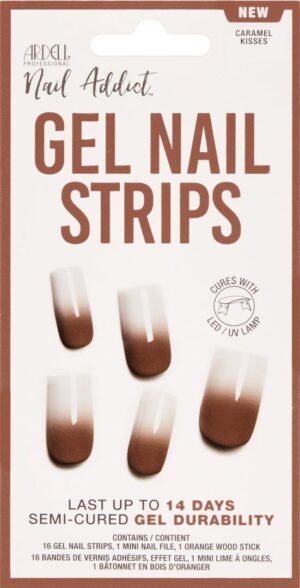 ARDELL Nail Addict Gel Strips Caramel Kiss  16 Stk