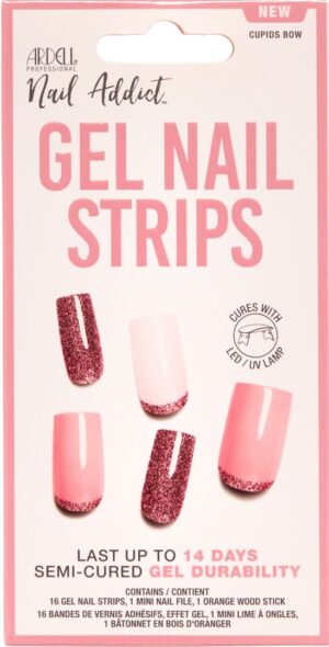 ARDELL Nail Addict Gel Strips Cupids Bow    16 Stk
