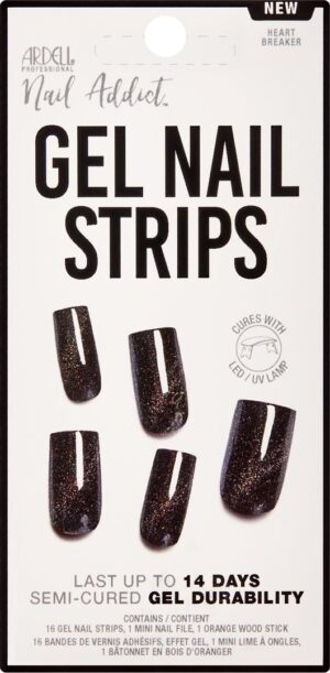 ARDELL Nail Addict Gel Strips Heart Breaker 16 Stk