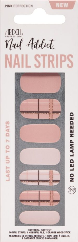 ARDELL Nail Addict Strips Pink Perfection   16 Stk