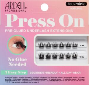 ARDELL Press On Faux Mink Natural           12 Stk
