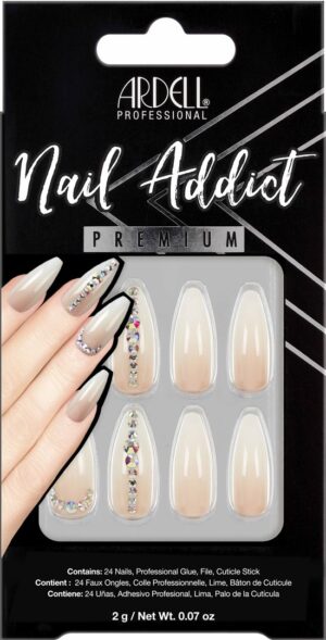 ARDELL Nail Addict Premium Nude Light Crys 24 Stk