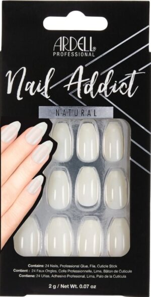 ARDELL Nail Addict Natural Ballerina 24 Stk