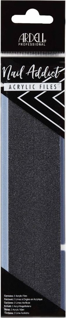 ARDELL Nail Acrylic File Black Padded 2 Stk