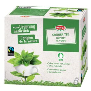 MORGA Gruener Tee m/H Bio Fairtrade Knospe 50 Stk