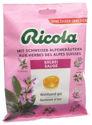 RICOLA Bonbons Salbei oZ mS              Btl 125 g