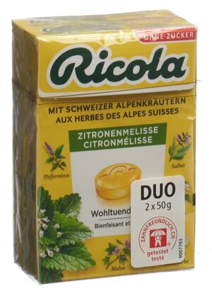 RICOLA Bonbons Zitronenmelisse oZ mS    2 Box 50 g