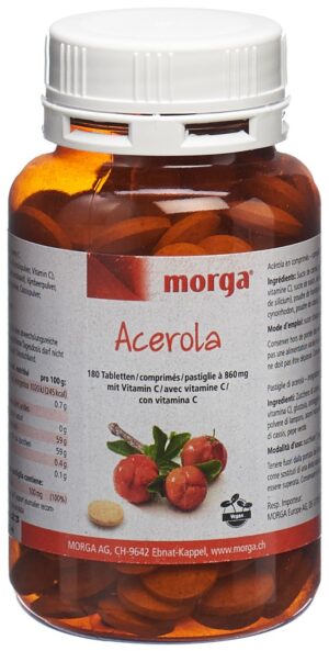 MORGA Acerola Tabl 80 mg Vitamin C         180 Stk