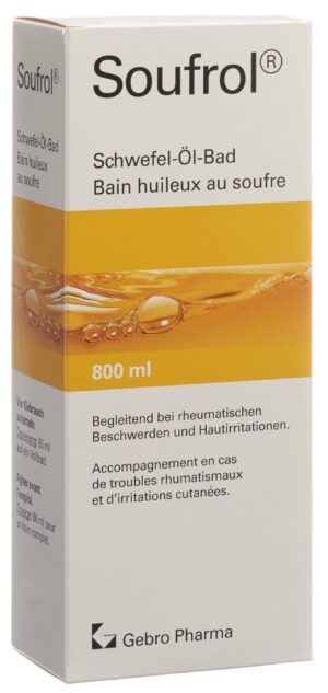 SOUFROL Schwefel-Öl-Bad                  Fl 800 ml