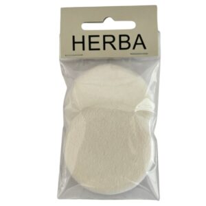 HERBA Puderquasten rund weiss                2 Stk