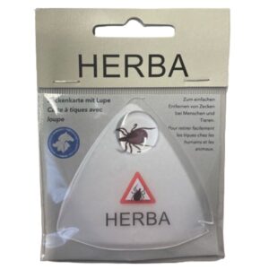 HERBA Zeckenkarte mit Lupe