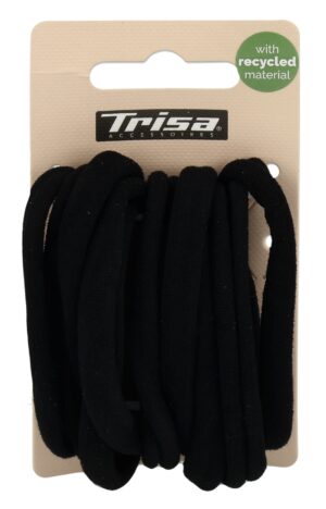 TRISA Haargummi schwarz ohne Metal ass      10 Stk