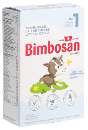 BIMBOSAN Ziegenmilch PRE-1 Säugling 400 g