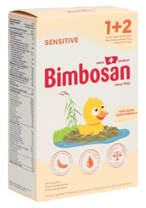 BIMBOSAN Sensitive 1+2 Säuglingsanfang Box 400 g