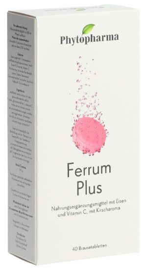 PHYTOPHARMA Ferrum Plus Brausetabl 40 Stk