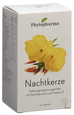 PHYTOPHARMA Nachtkerze Kaps 500 mg Ds 190 Stk