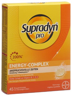SUPRADYN pro energy-complex Brausetabl      45 Stk