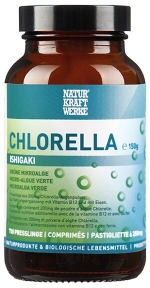 NATURKRAFTWERKE Chlorella Ishigaki Pressl  750 Stk
